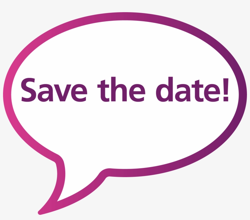 "save The Date " Speech Bubble - Organ Donation Week 2018, transparent png #293775