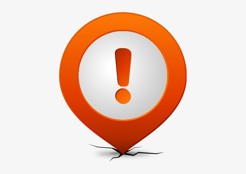 Location - Icon - Map - Png - Attention Icon Vector Free, transparent png #294245