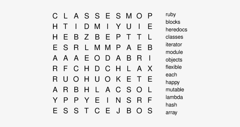 Word Search, transparent png #294317
