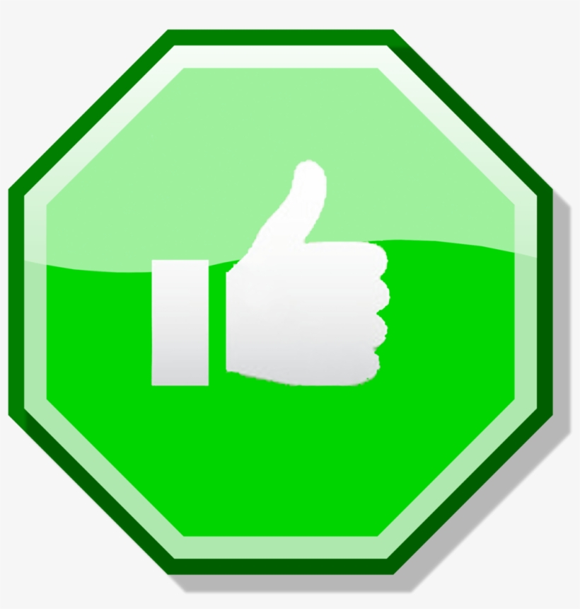 2000px-ok X Nuvola Green Alternate - Green Thumbs Up Sign, transparent png #294447