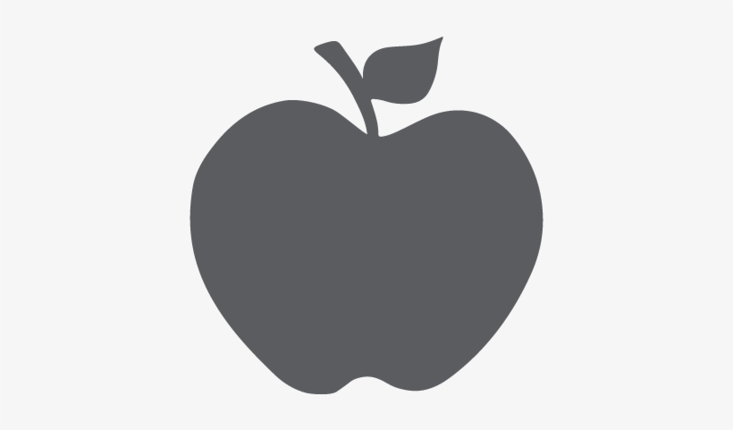 Apple Clipart Chalkboard - Heart, transparent png #294470