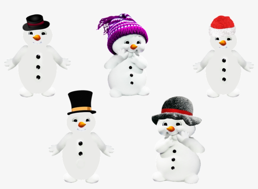 Snowman, Winter, Isolated, Cap, Hat - Portable Network Graphics, transparent png #294570
