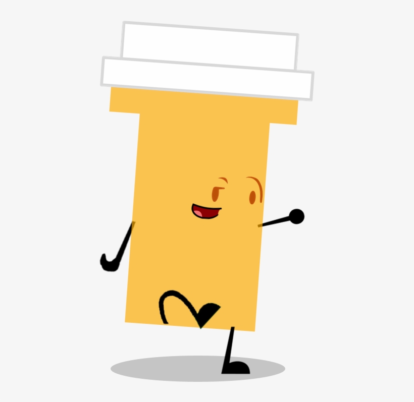 Pill Bottle - Pill Bottle Bfdi, transparent png #294818