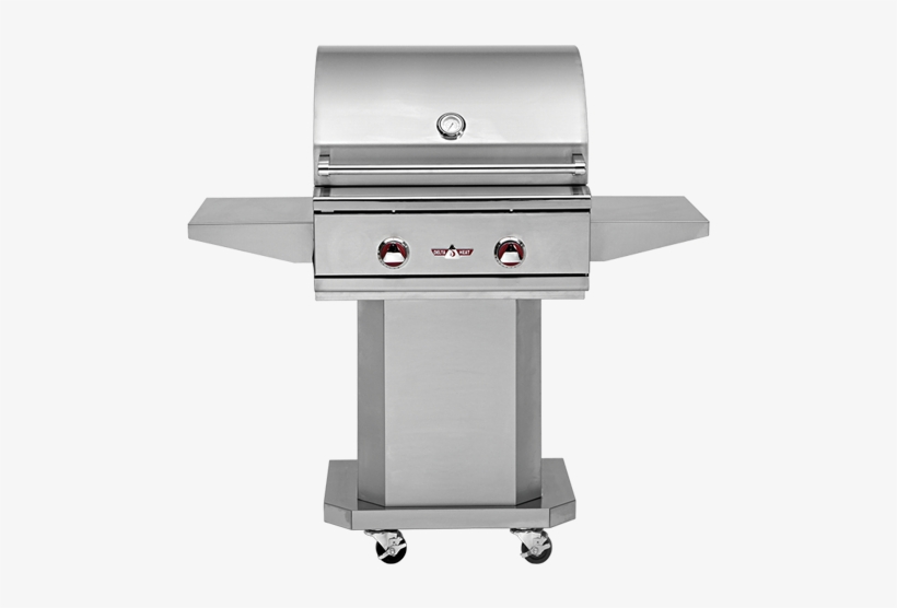 Delta Heat 26″ Premier Portable Stainless Gas Grill - Delta Heat 26" Freestanding Grill On Pedestal, transparent png #295014