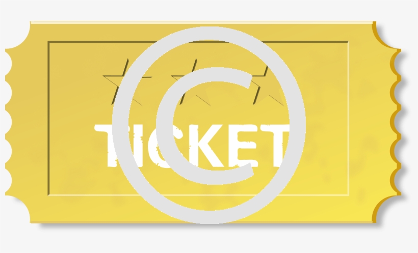 Golden Ticket - Circle - Free Transparent PNG Download - PNGkey
