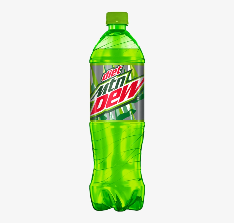 Diet Mountain Dew - Mountain Dew 1.25 Liter, transparent png #295224