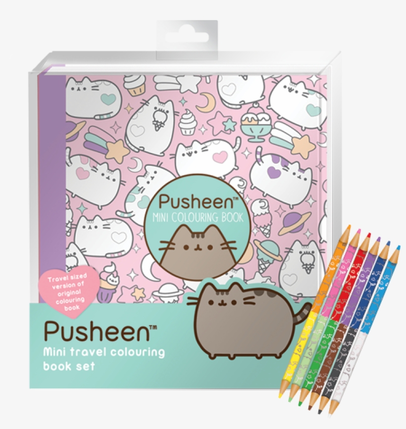 Mini Pusheen Coloring Book, transparent png #295490