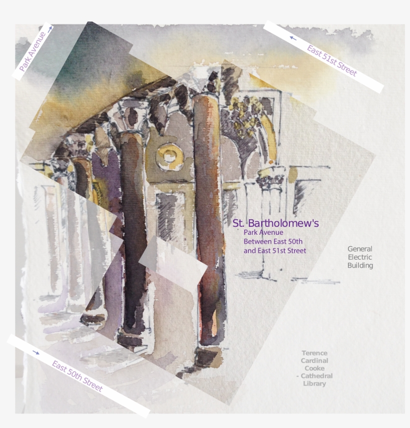 Saint Bartholomew Church On Park Avenue - Poster, transparent png #295703