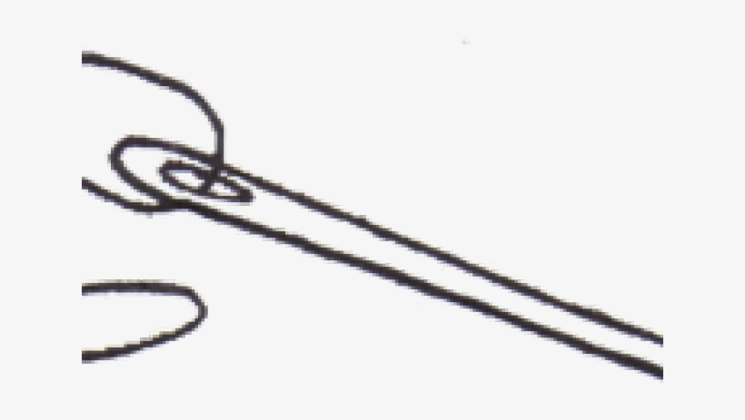 Sewing Needle Png Transparent Images - Needle Clipart Black And White, transparent png #295849