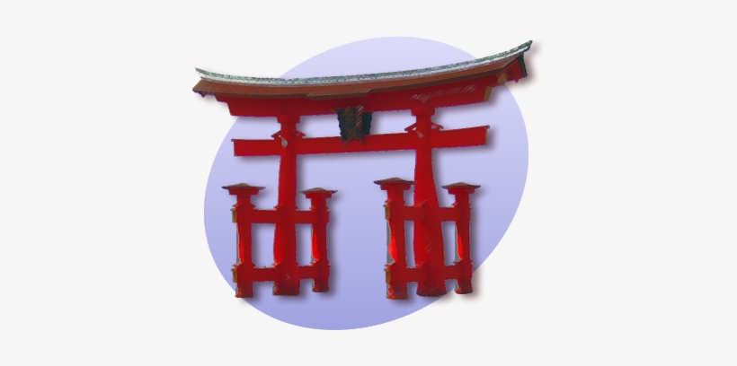 Japan Portal Symbol 1 - Itsukushima Shrine, transparent png #296414