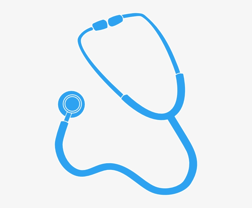 Small - Blue Stethoscope Clipart, transparent png #296584