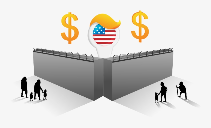 Make America Great Again Wall - Donald Trump, transparent png #296744