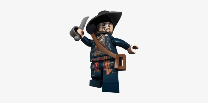 Lego Barbossa Pirate - Lego Pirates Of The Caribbean Hector Barbossa Minifigure, transparent png #296867