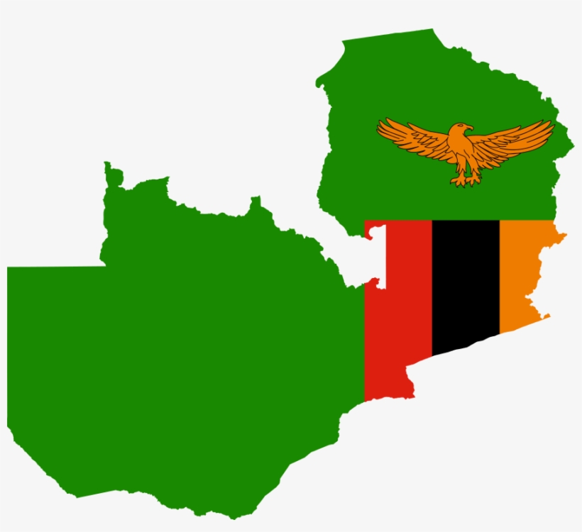 File Flag Map Of Zambia Wikimedia Commons Other Resolutions - Zambia Png, transparent png #297028