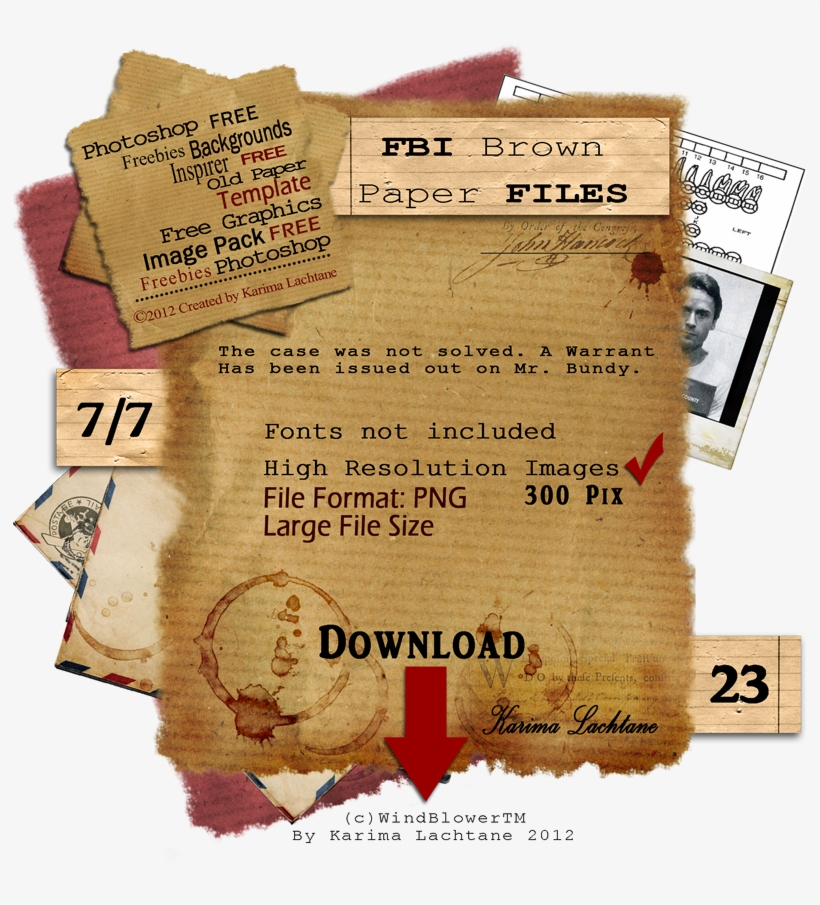 Fbi Case File Template from www.pngkey.com