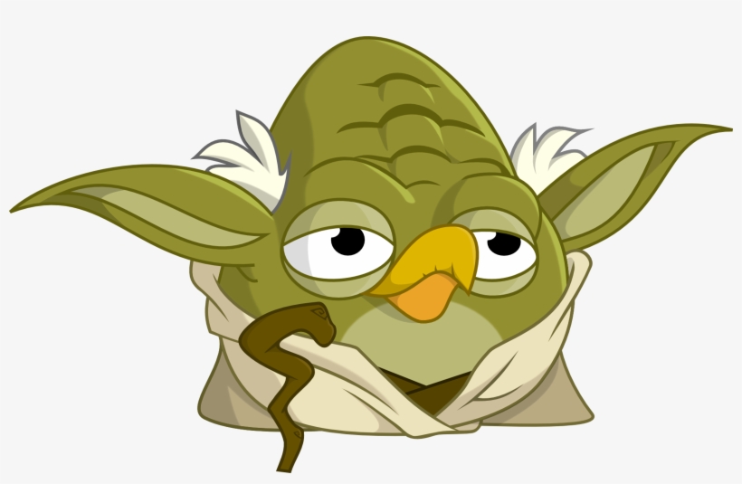 Yoda Transparent Svg - Angry Birds Star Wars Characters Yoda, transparent png #297226