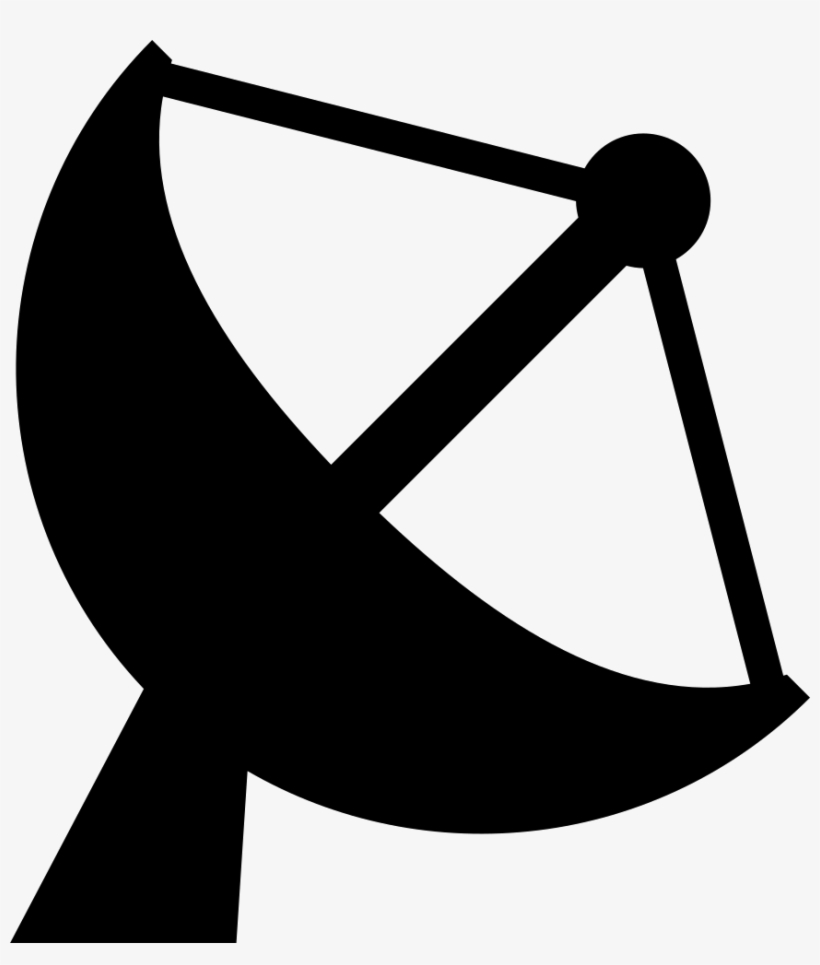 Png File - Satellite Dish Silhouette, transparent png #298212