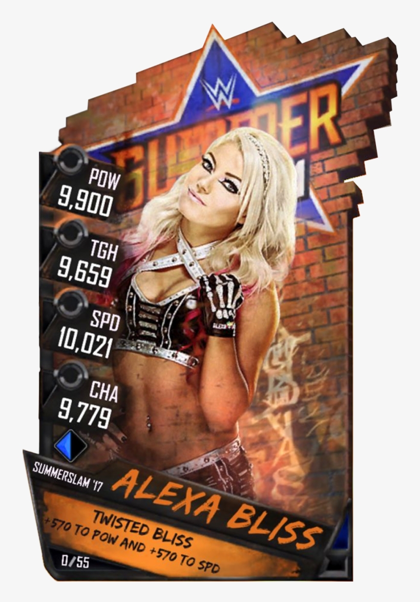 Alexabliss S3 15 Summerslam17 Ringdom - Wwe Supercard Kurt Angle, transparent png #298446