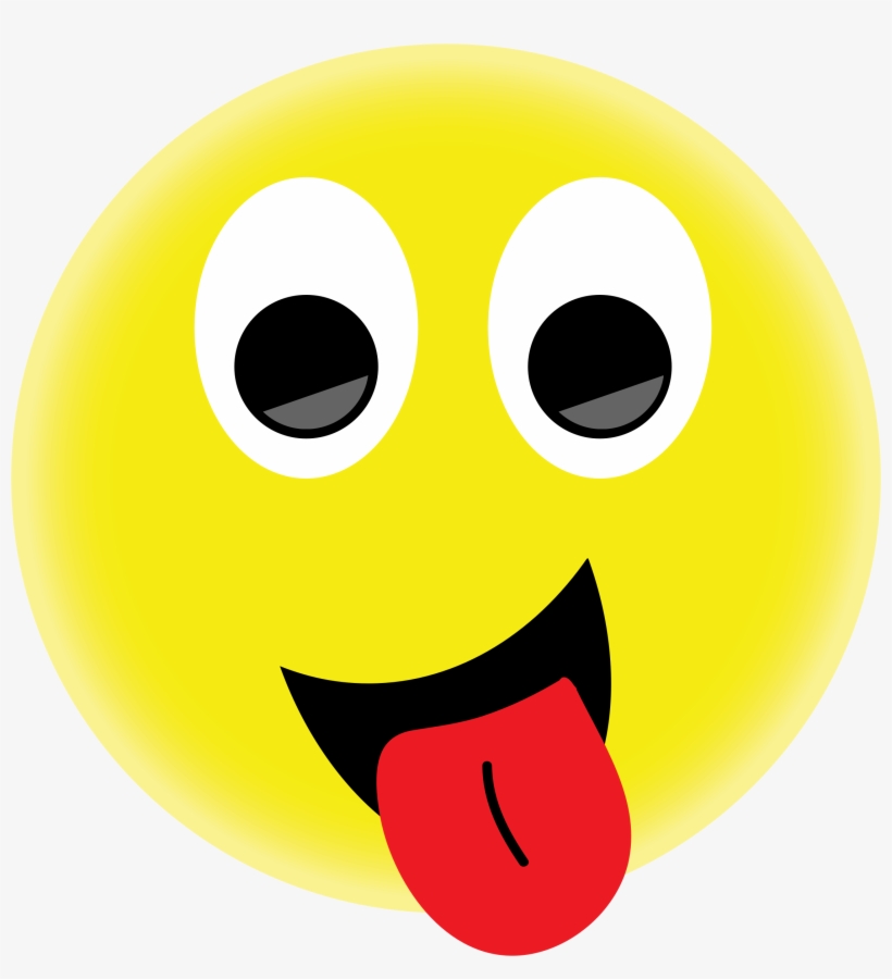 This Free Icons Png Design Of Smiley Face With Tongue, transparent png #298607