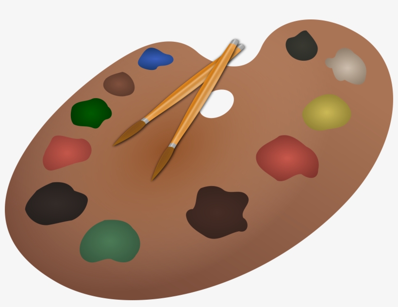 This Free Icons Png Design Of Palette And Paintbrushes, transparent png #298719