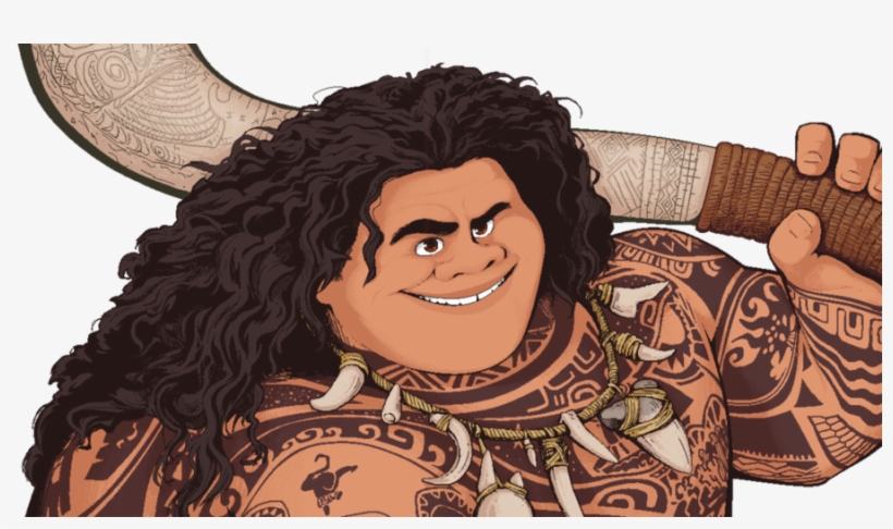 Maui Demigod Art Clipart Moana Maui Maui Maui Fan Art Free Transparent Png Download Pngkey