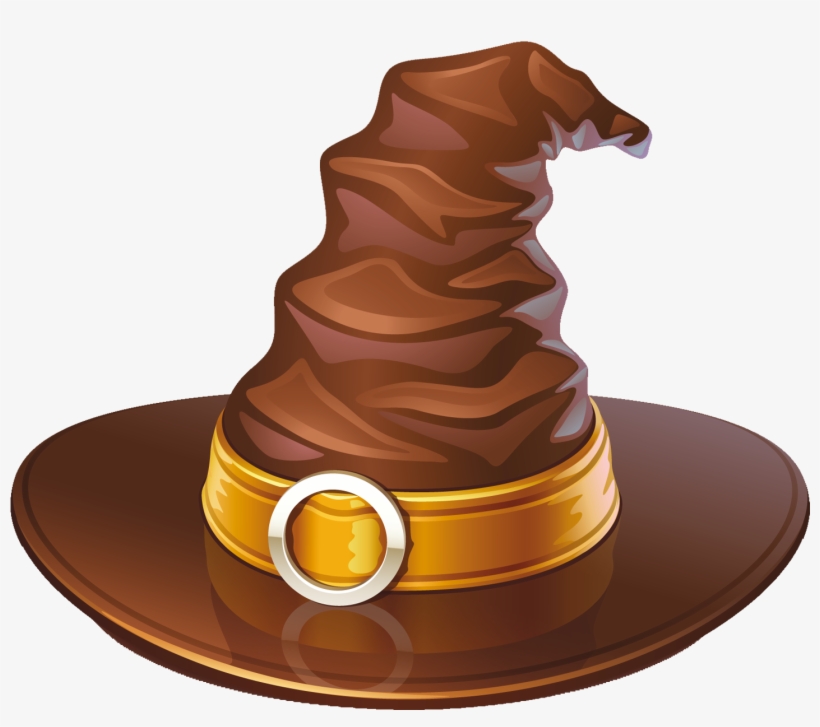 Brown Witch Hat Png Clipart - Brown Witch Hat Clipart, transparent png #298905