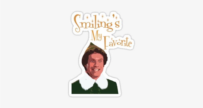 Want Some Wisdom From Buddy The Elf Try These Great - Buddy The Elf Smiling's My, transparent png #298943