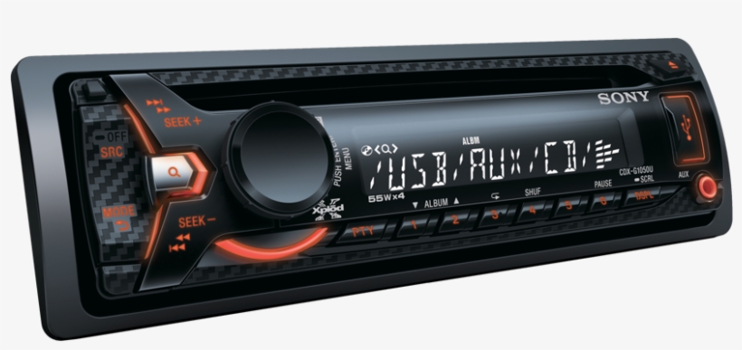 Cxs G1016u 17 - Autoradio Sony Cdx G1100u, transparent png #299220