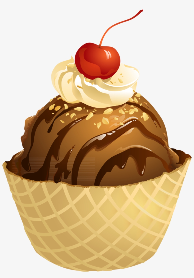 Pie Clipart Fresh Baked Cookie - Ice Cream, transparent png #299268