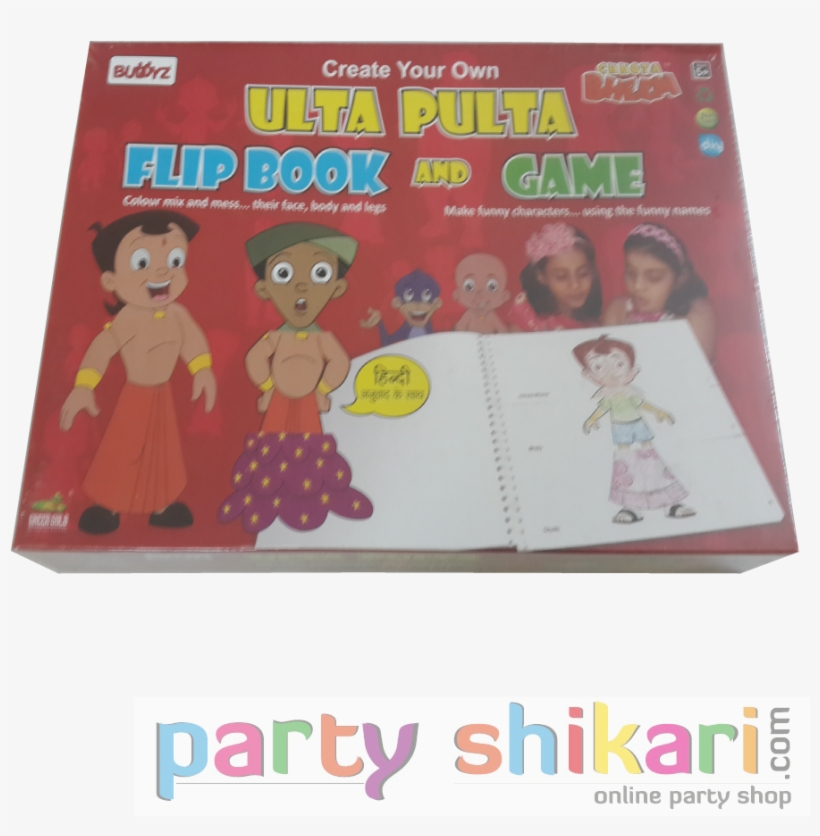 Chhota Bheem Diy Ulta Pulta Flip Book, transparent png #299421