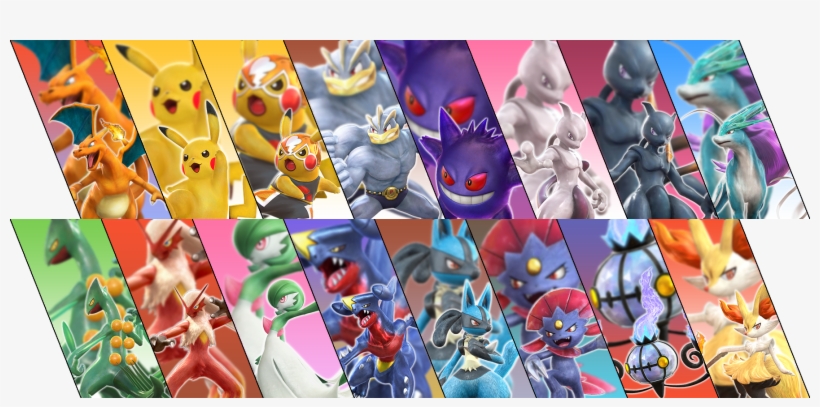 2mib 1783x800 Pokken T Pokken Tournament Dx Characters Free Transparent Png Download Pngkey
