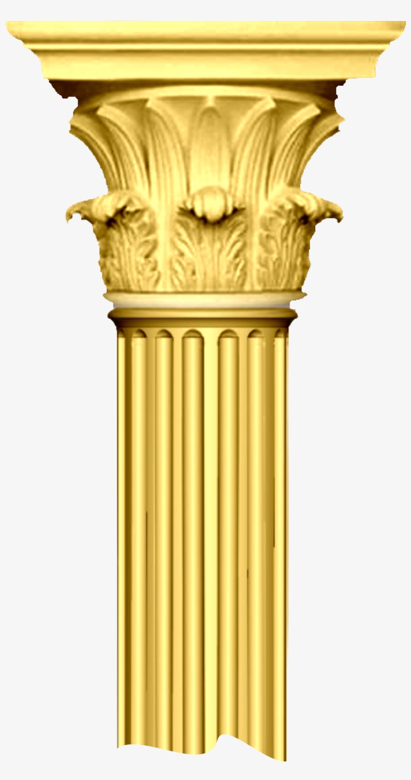 Gold Pillar Chapiteau, Piédestal, Grèce Antique, Images - Golden Pillar Png, transparent png #2900270