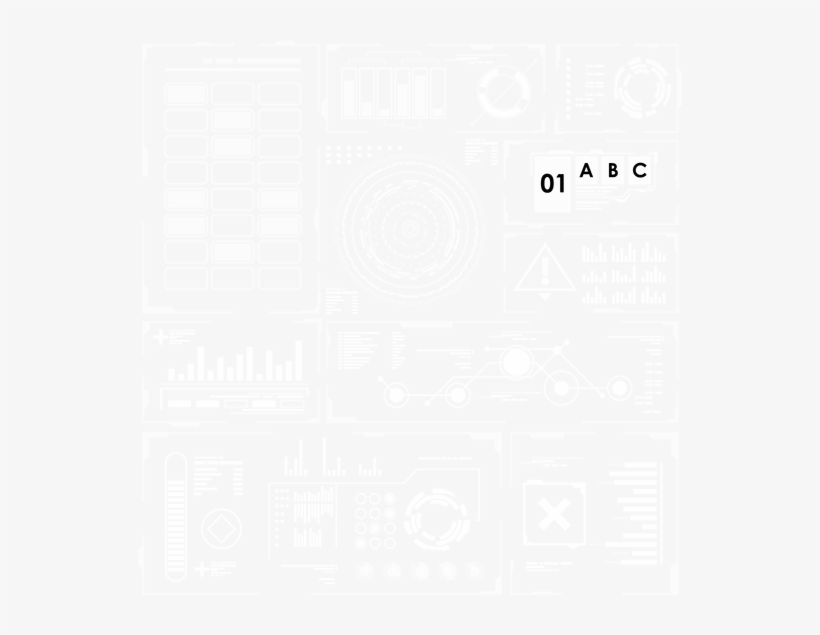 Hud Elements, Futuristic User Interface Templates On - Infographic, transparent png #2900896