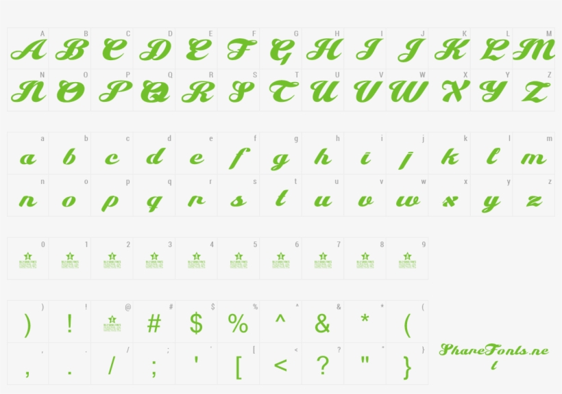 Font Miss Hanna Preview - Krinkes Decor Personal Ttf, transparent png #2901027