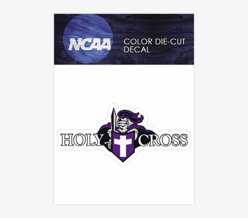 Holy Cross Crusaders Logo Ncaa Die Cut Vinyl Car Sticker - Jess Holy Cross Crusaders Logo Pet Bandana Scarf Neckerchief, transparent png #2901094