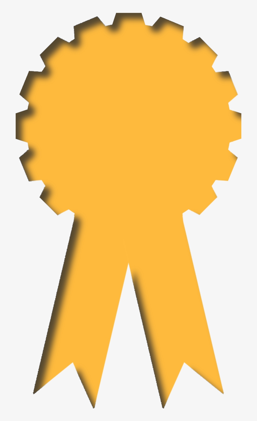 Gold Award Ribbon Png - Ribbon, transparent png #2901566