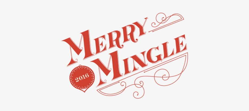 7th Annual Merry Mingle Holiday Party - Calligraphy, transparent png #2901842