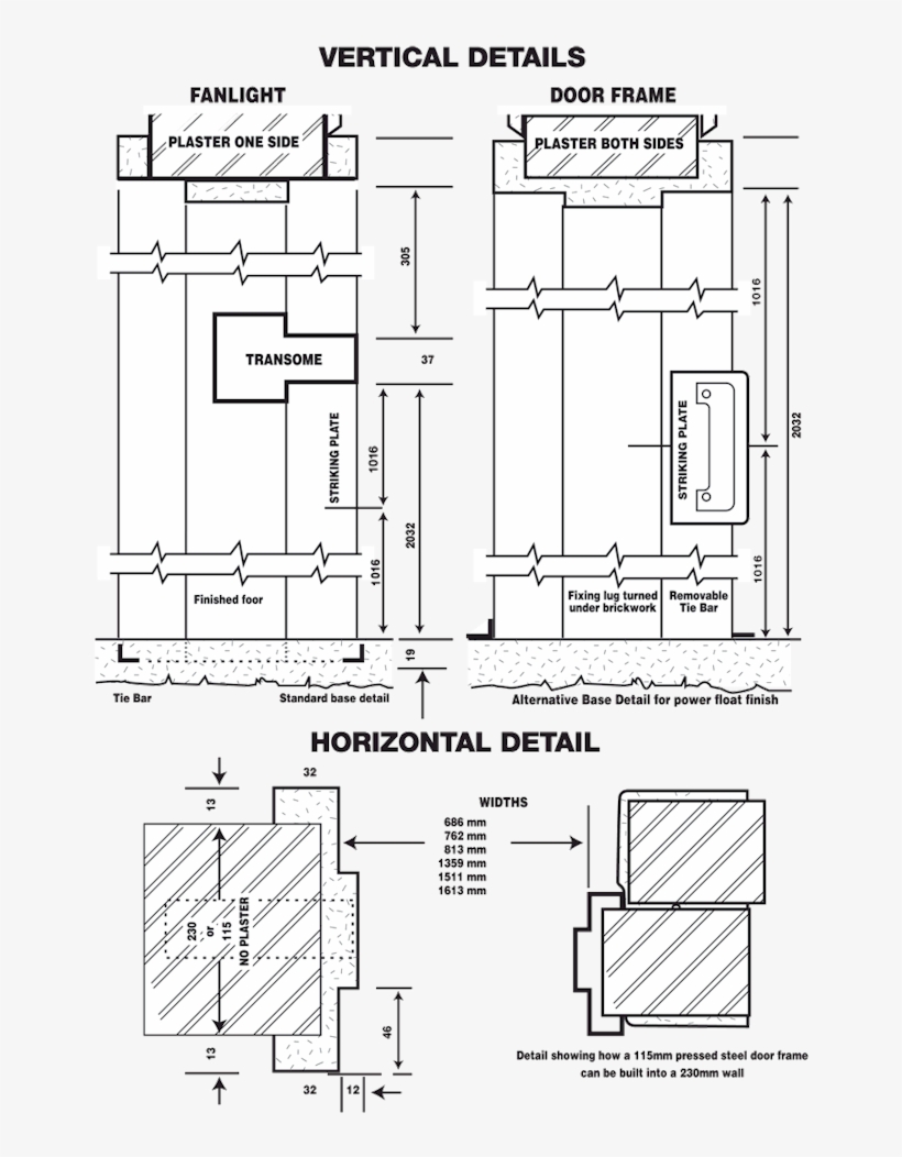 Door Frames Construction Details - Construction, transparent png #2902243