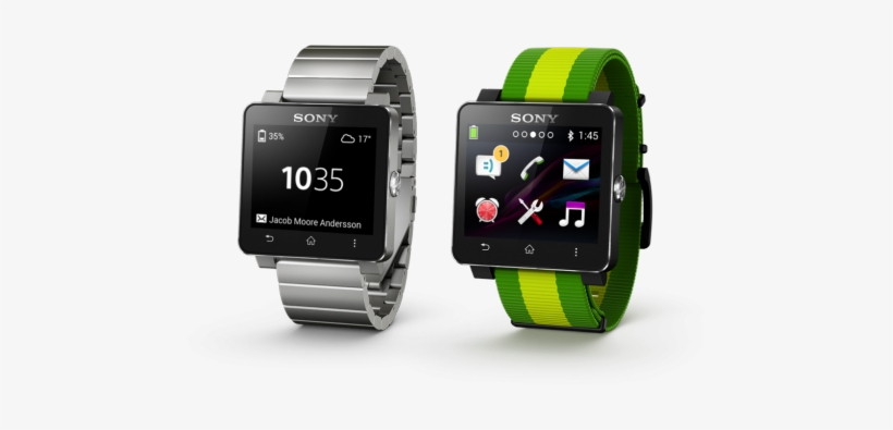 Smartwatch 2 400 Apps, New Styles And *new* Features - Sony Smartwatch 2 Metal Strap, transparent png #2902326