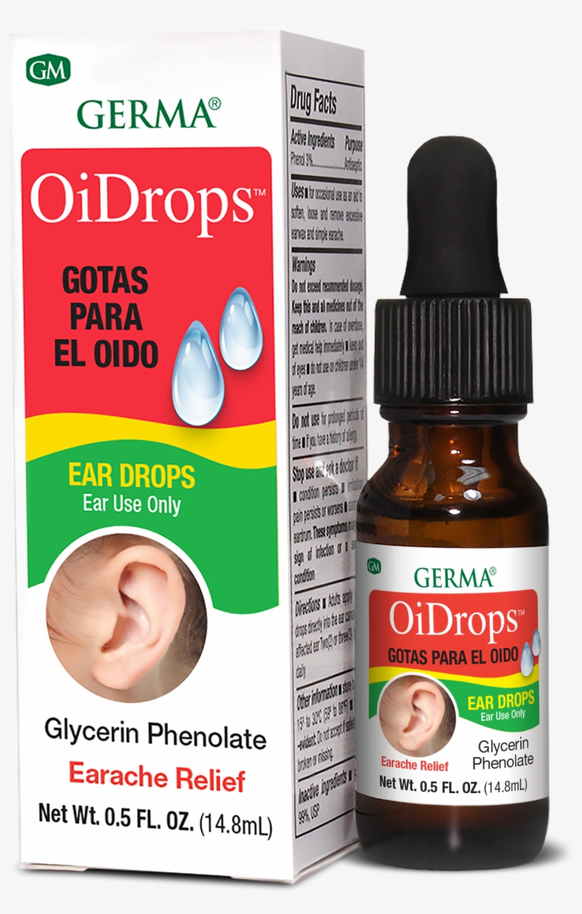 Germa® Oidrops / Gotas Para El Oido / - Germa Oidrops / Gotas Para El Oido / 0.5oz, transparent png #2902371