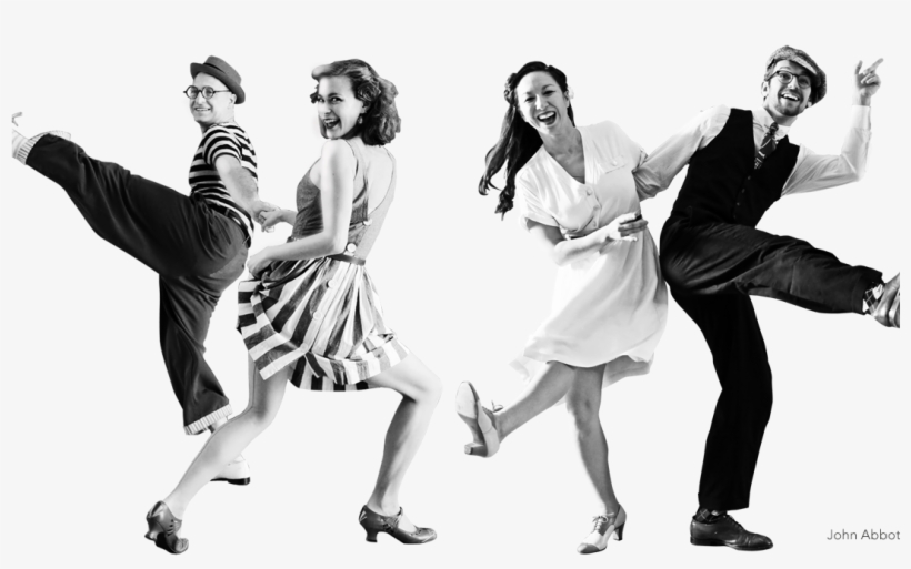 Two Couple Jam - Dance Charleston Png, transparent png #2902471