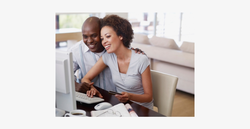 Image Removed By Sender - Black Couple Shopping Online, transparent png #2902646