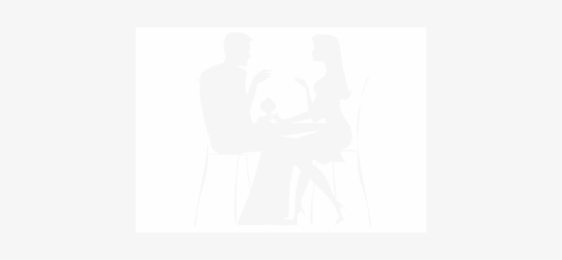 Couple Cafe Silhouette, transparent png #2902754