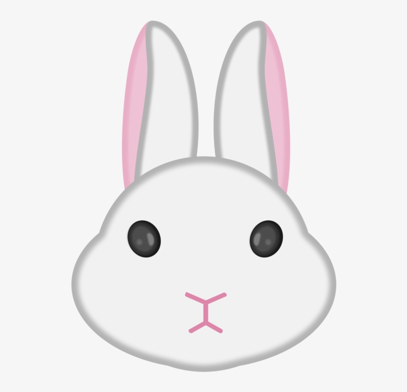Angel Bunny Hare Easter Bunny Domestic Rabbit - Rabbit Face Clip Art, transparent png #2902829