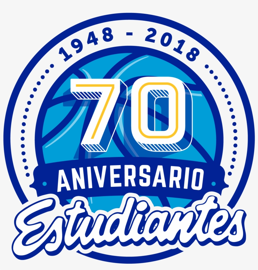 Juntos Hacemos Historia ¡70 Aniversario De Movistar - 70 Aniversario Estudiantes, transparent png #2902889