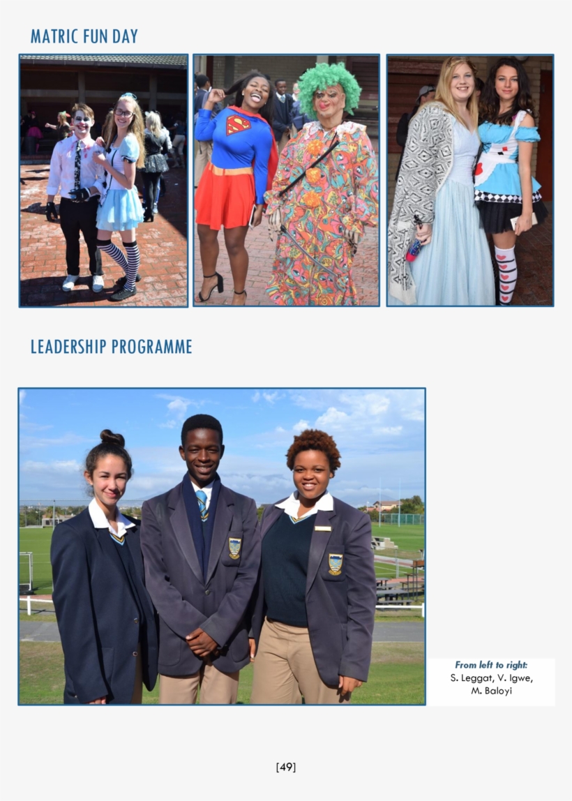 Matric Fun Day Leadership Programme From Left To Right - Leadership, transparent png #2902907