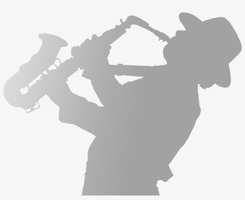 Cawb-sax - Silhouette, transparent png #2903560