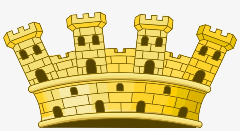 Spanish Mural Crown - Vannes Coat Of Arms, transparent png #2903827