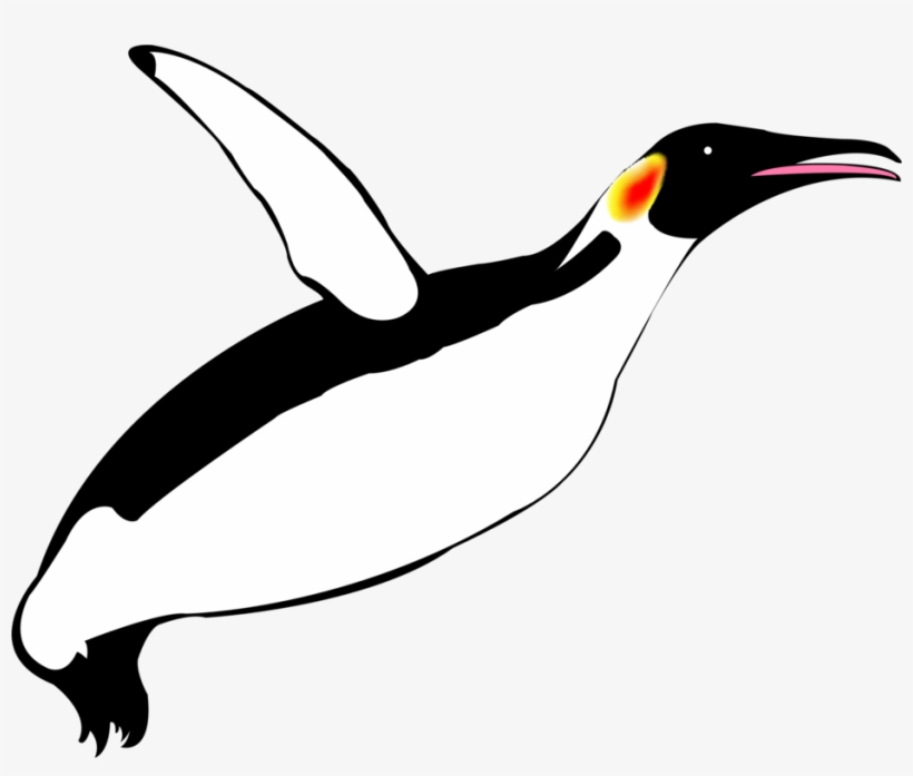 Emperor Penguin Flightless Bird Razorbills - Pinguim Voando Png, transparent png #2904033