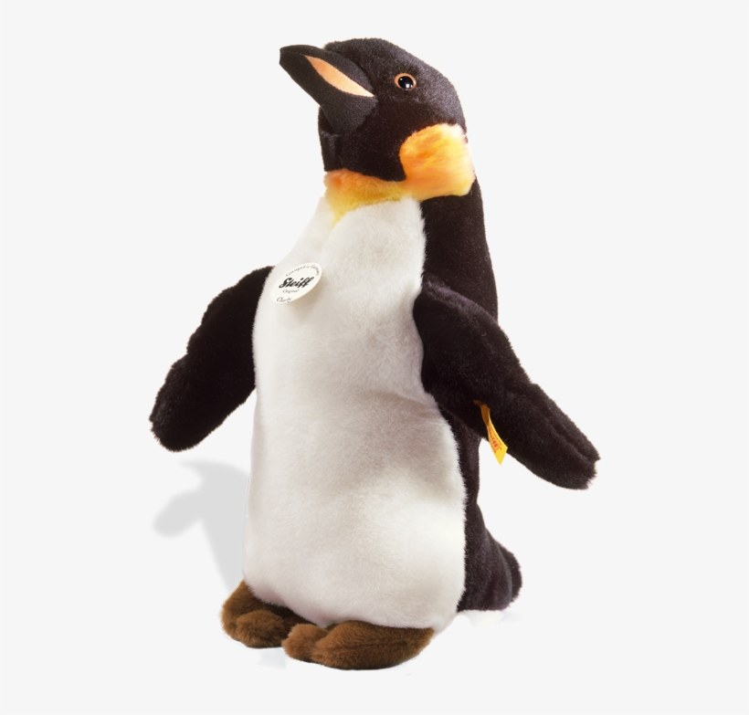 Steiff Charly Emperor Penguin - Steiff 32cm Charly Emperor Penguin (black/ White), transparent png #2904094